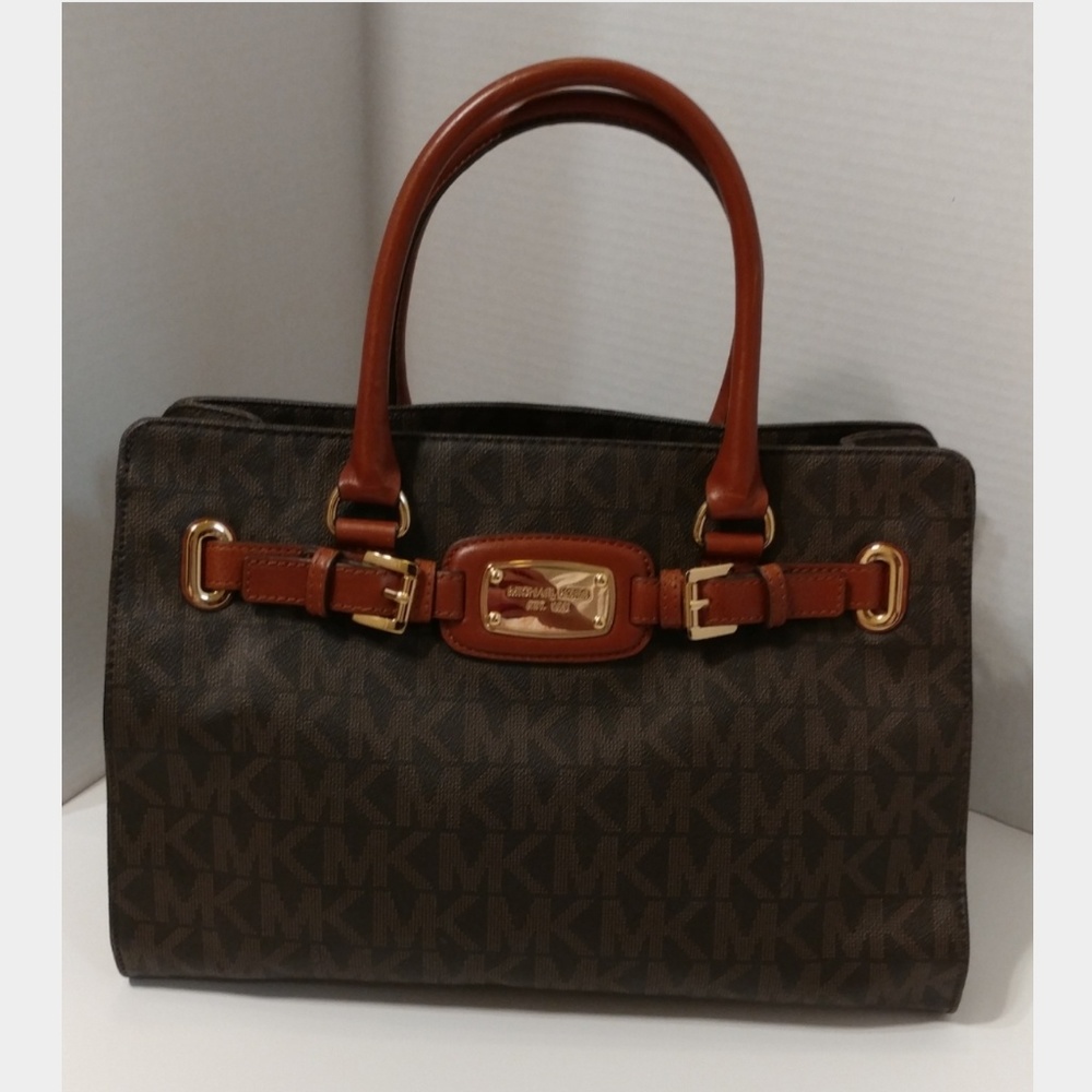 Michael Kors Brown Hamilton EW Tote